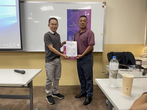 本系陳細鈿老師邀請普達康股份有限公司陳毅明董事長圖片