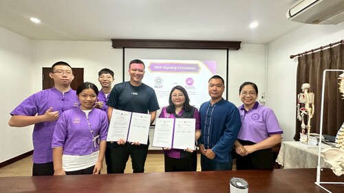 本系於114年7月4日與泰國清邁麗拉泰式按摩簽訂MOU備忘錄圖片